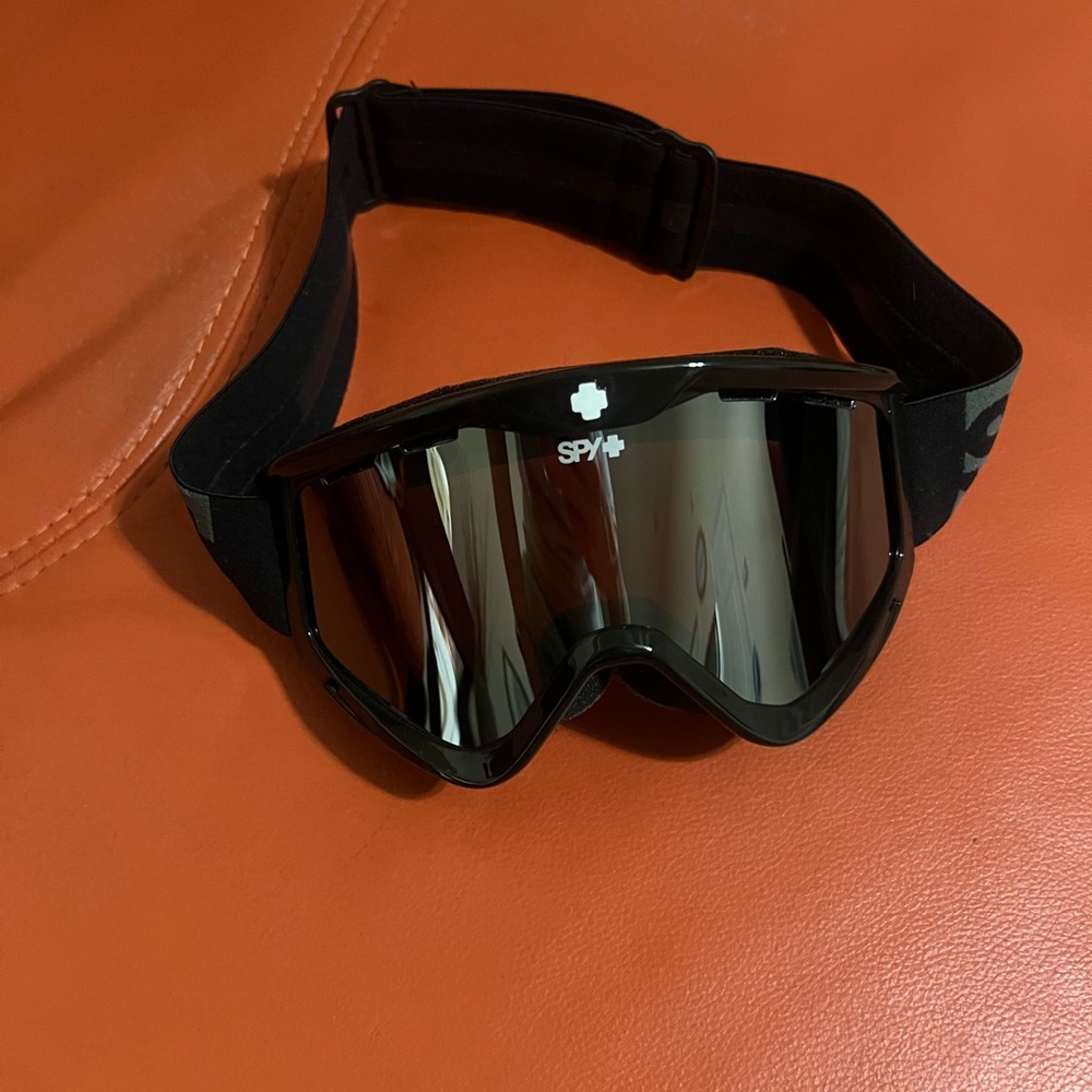 SPY Black VR Goggles with Adjustable Strap and Wide Lens